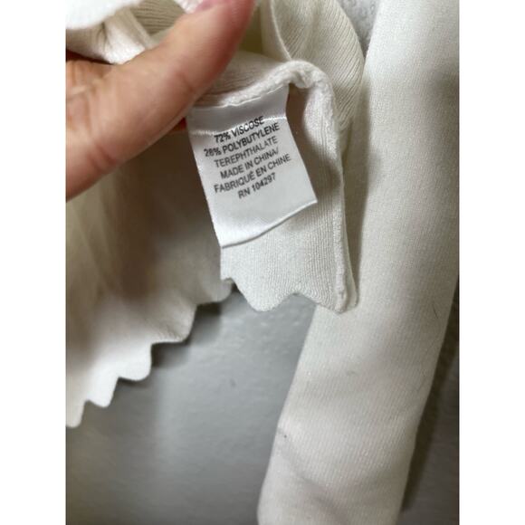 Milly Foldover Scallop Sweater S - Picture 7 of 13
